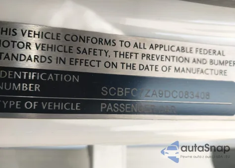 2013 Bentley Continental Gt Speed z USA, uszkodzony, nr VIN SCBFC7ZA9DC083408